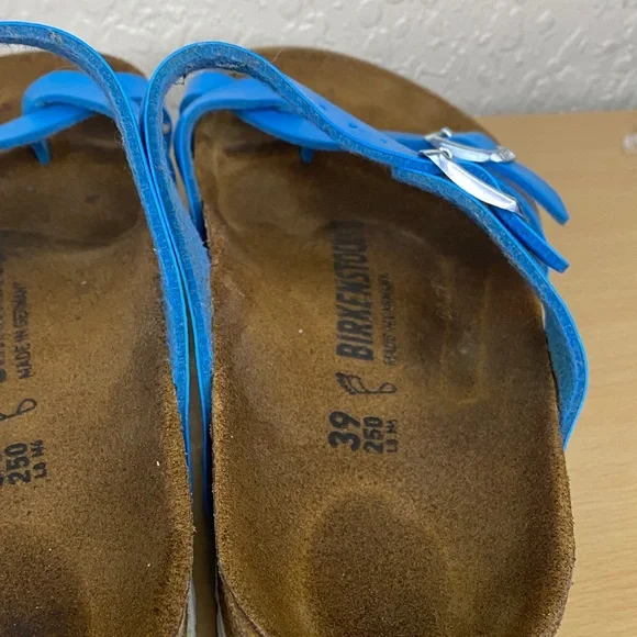 Birkenstock turquoise, leather - Picture 6 of 8